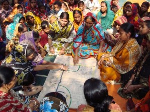 Women-of-Dhewakhandi-village-attend-a-meeting-on-planning-developoment-works-of-their-community.-all-voices-are-duly-accommodated-for-maximum-participation-and-transparency-629x472